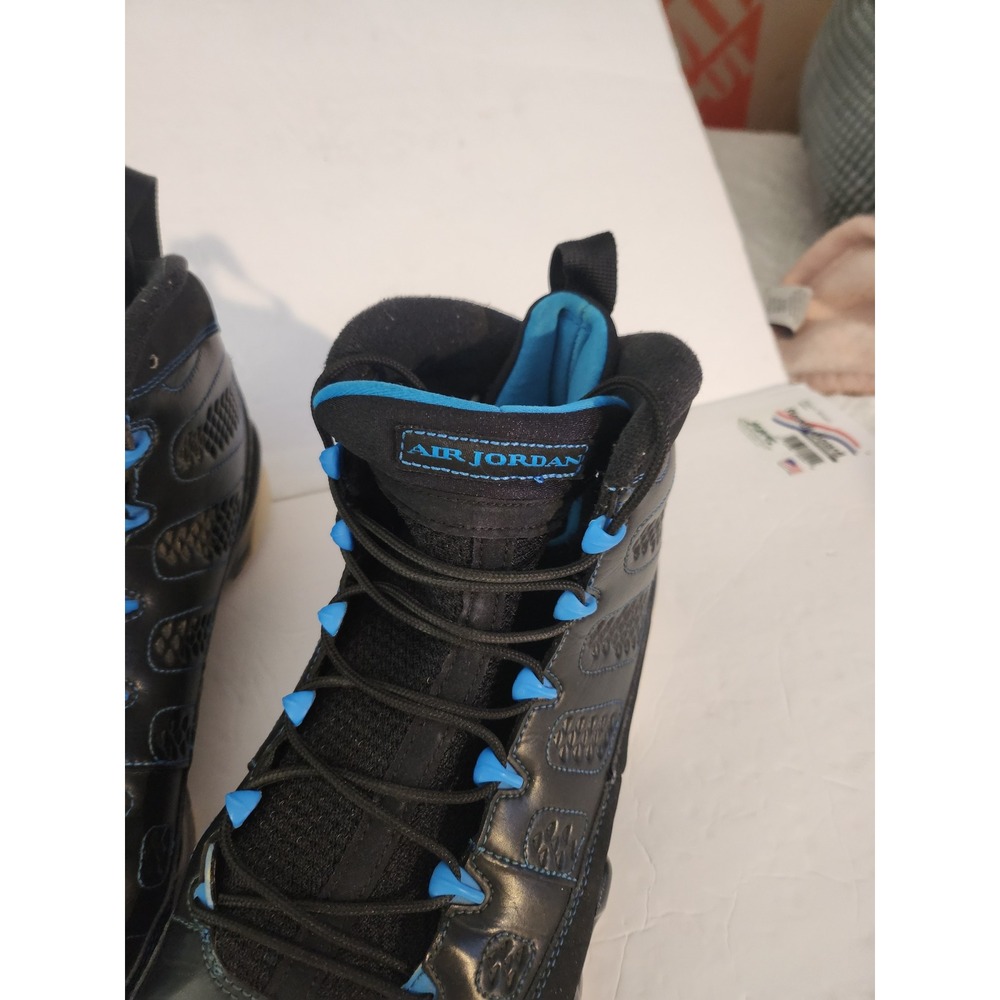 Nike Air Jordan 9 Retro Photo Blue Black Sneakers 302370-007 Mens 13 - Picture 8 of 8